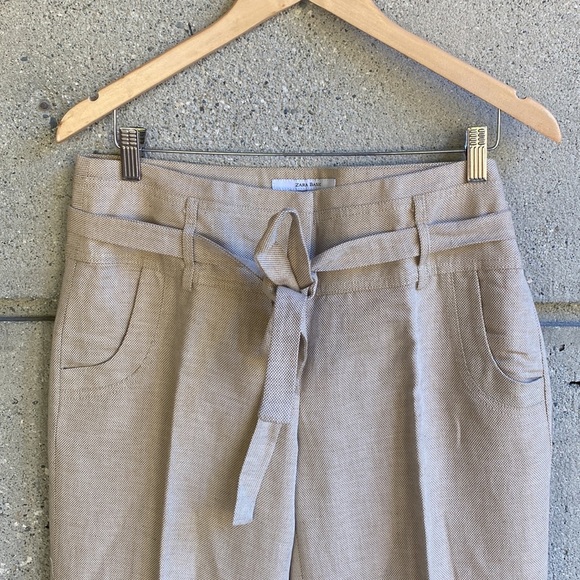 NWOT Zara Wide Leg Linen Dress pants - Picture 4 of 13